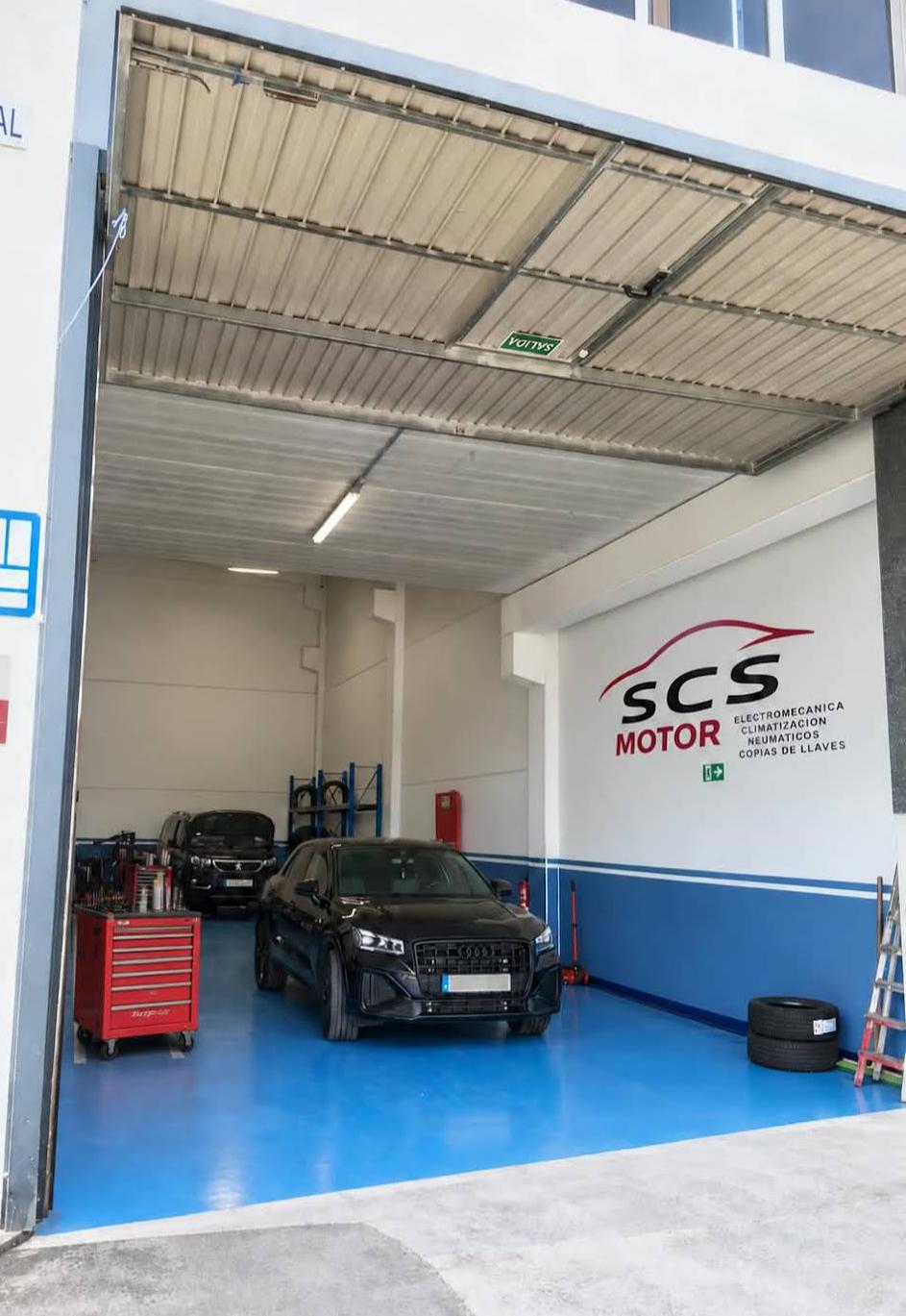 Interior del taller SCS Motor